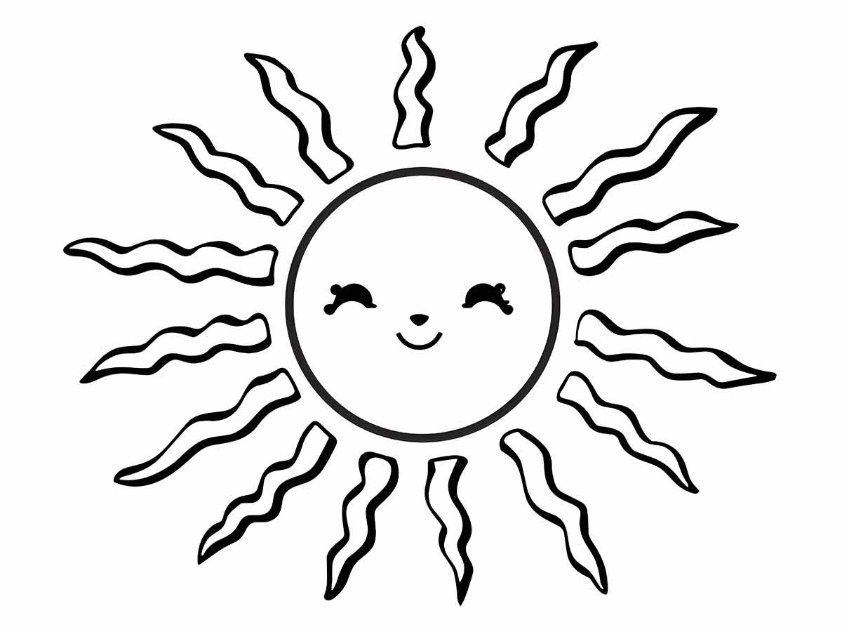 Sun coloring page (34)