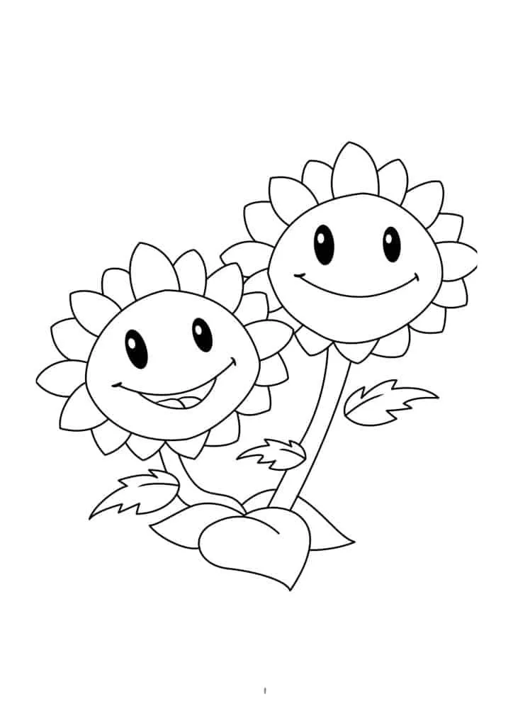 Sunflower Coloring Page (22)