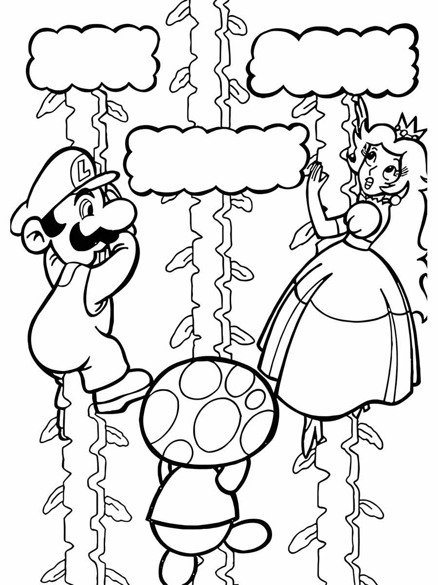 Super Mario Bros coloring page (2)