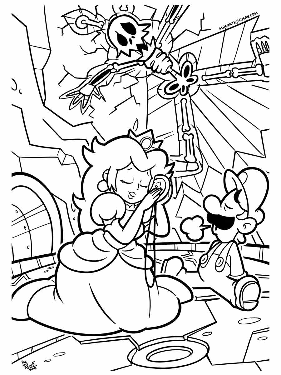 Super Mario Bros coloring page (46)