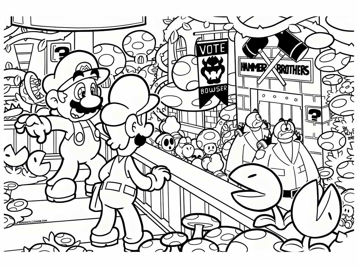 Super Mario Bros coloring page (47)