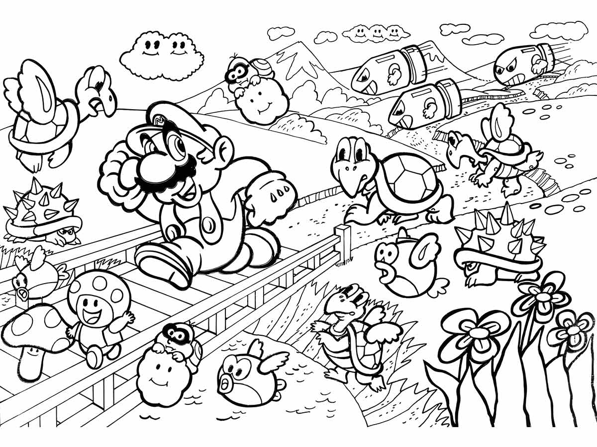 Super Mario Bros coloring page (50)