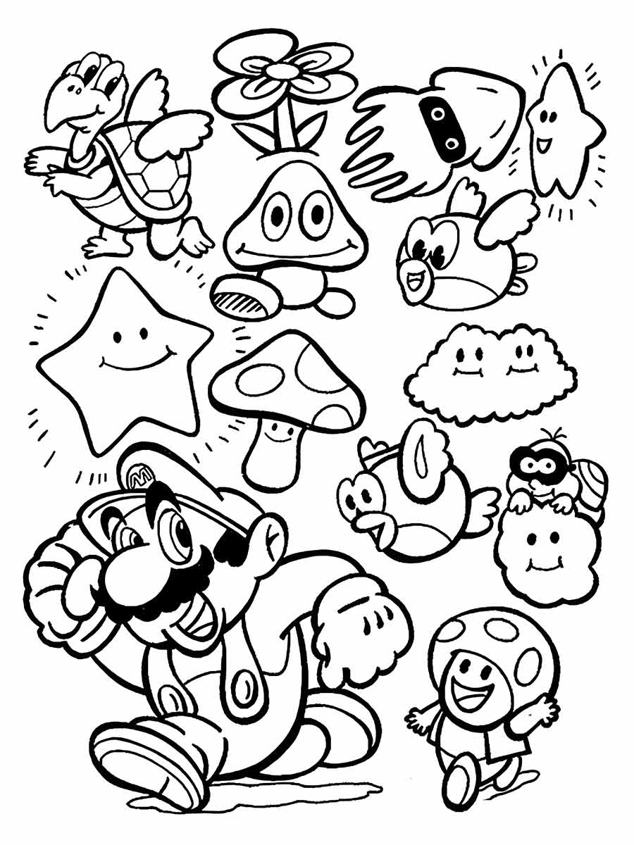 Super Mario Bros coloring page (52)