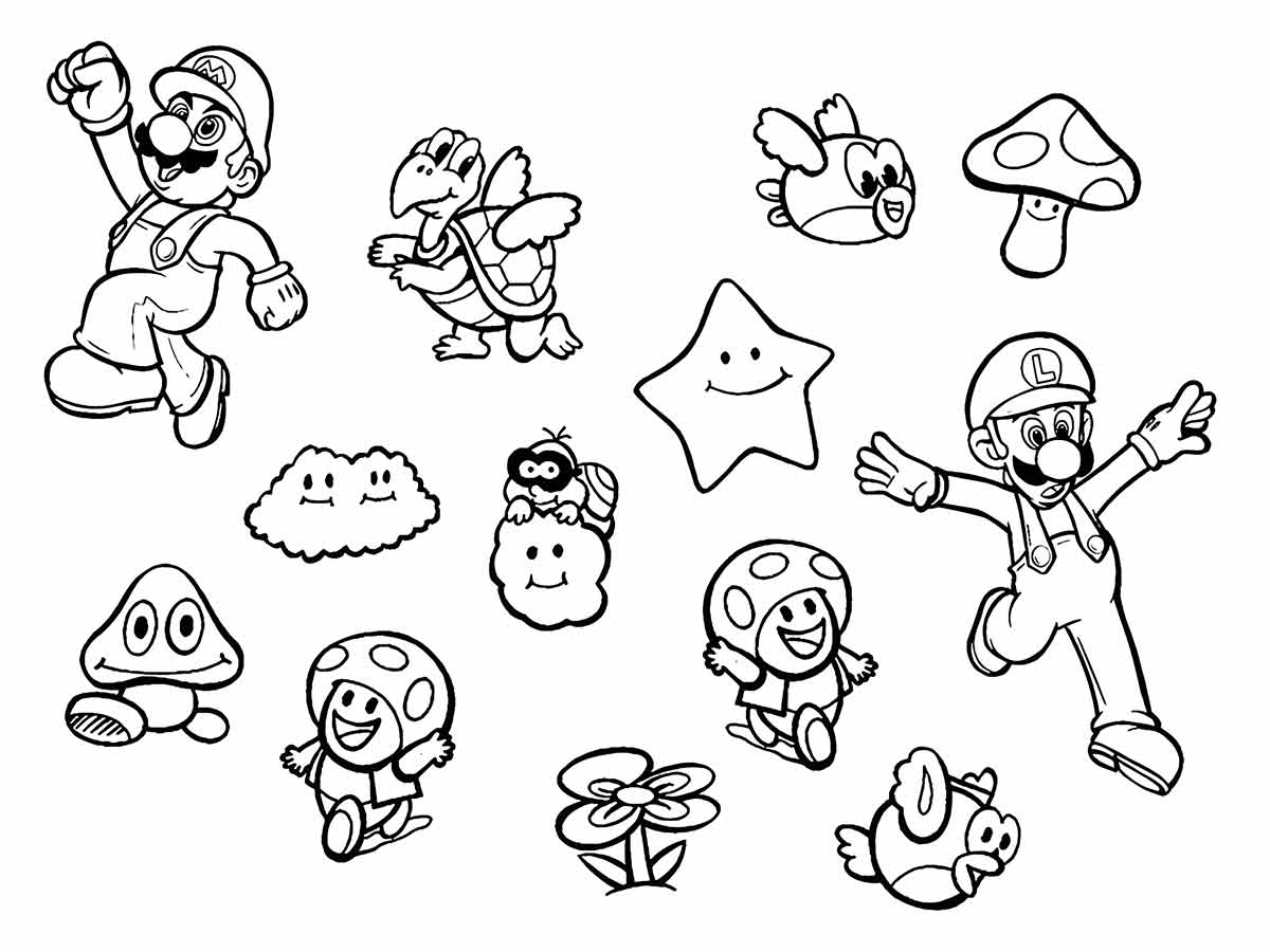 Super Mario Bros coloring page (55)