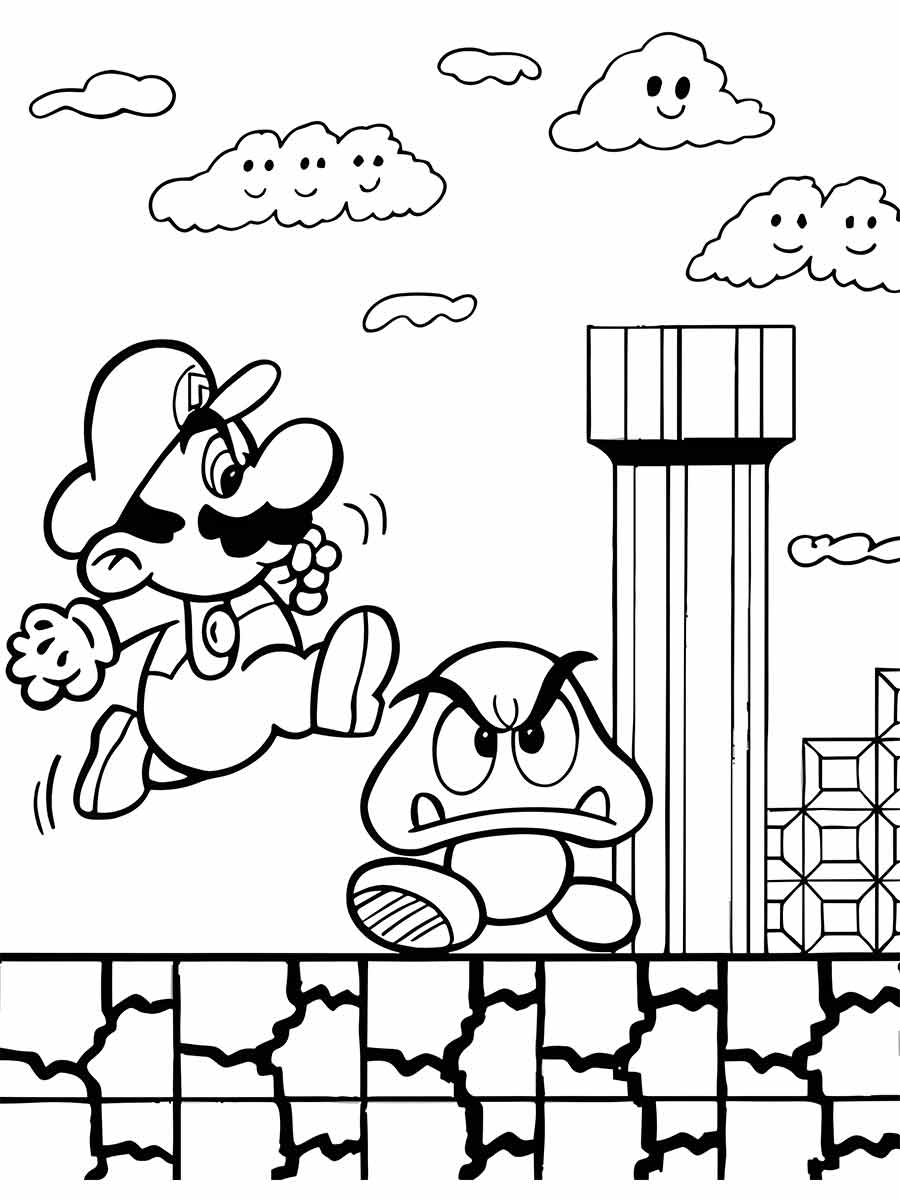 Super Mario Bros coloring page (61)