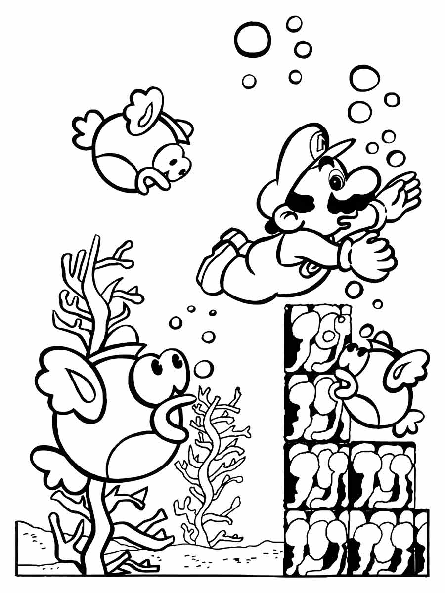 Super Mario Bros coloring page (93)