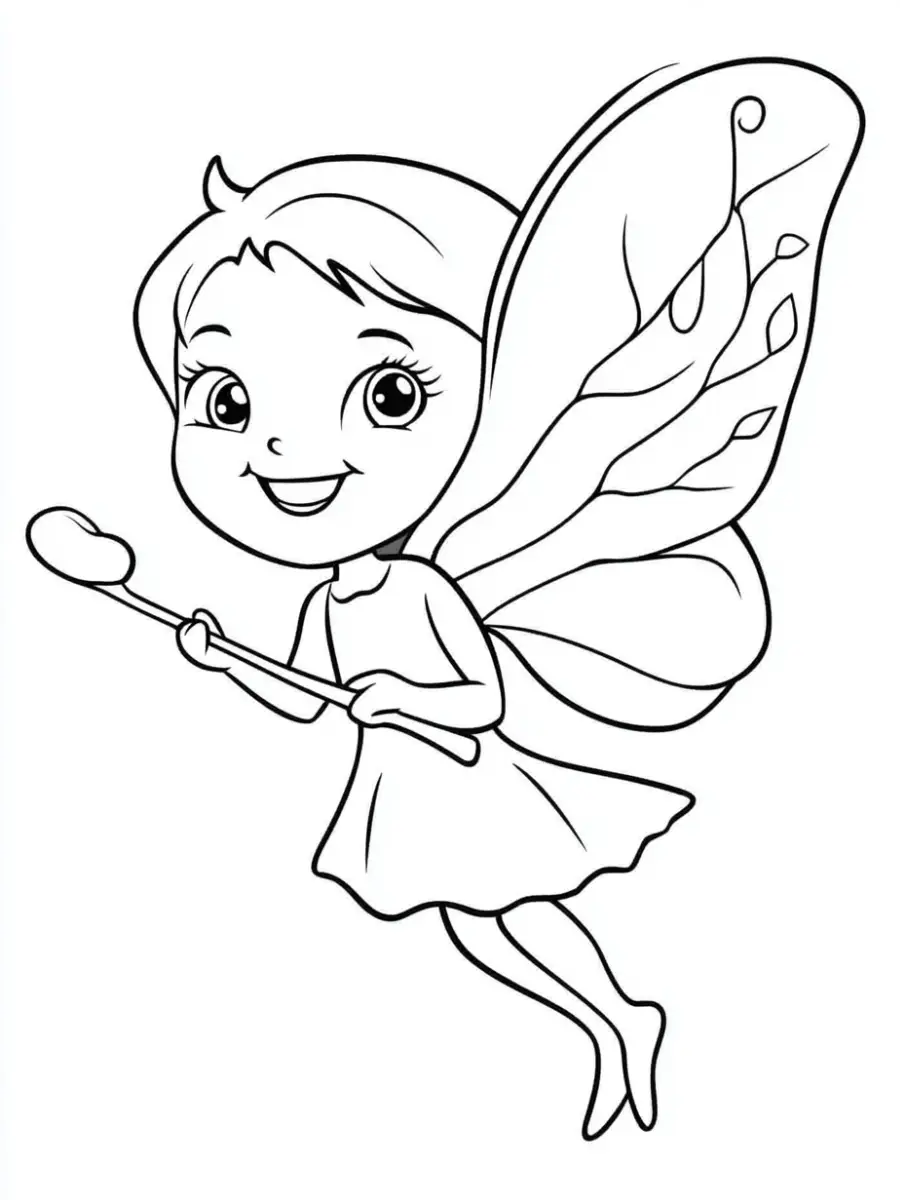 Tooth Fairy Coloring Page (4)