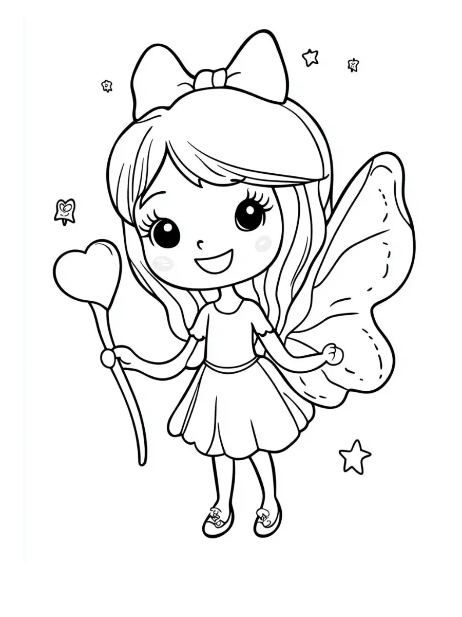 Tooth Fairy Coloring Page (7)