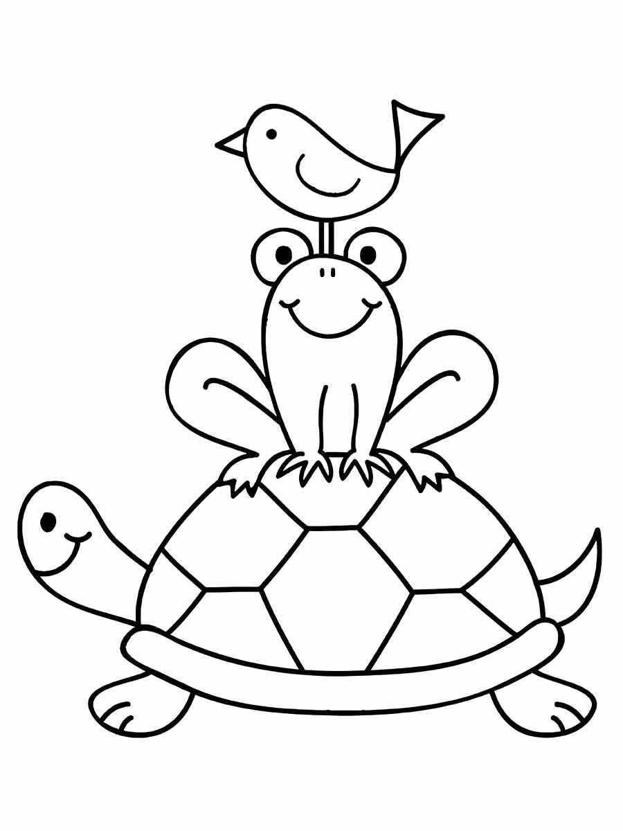 Turtle coloring page (16)