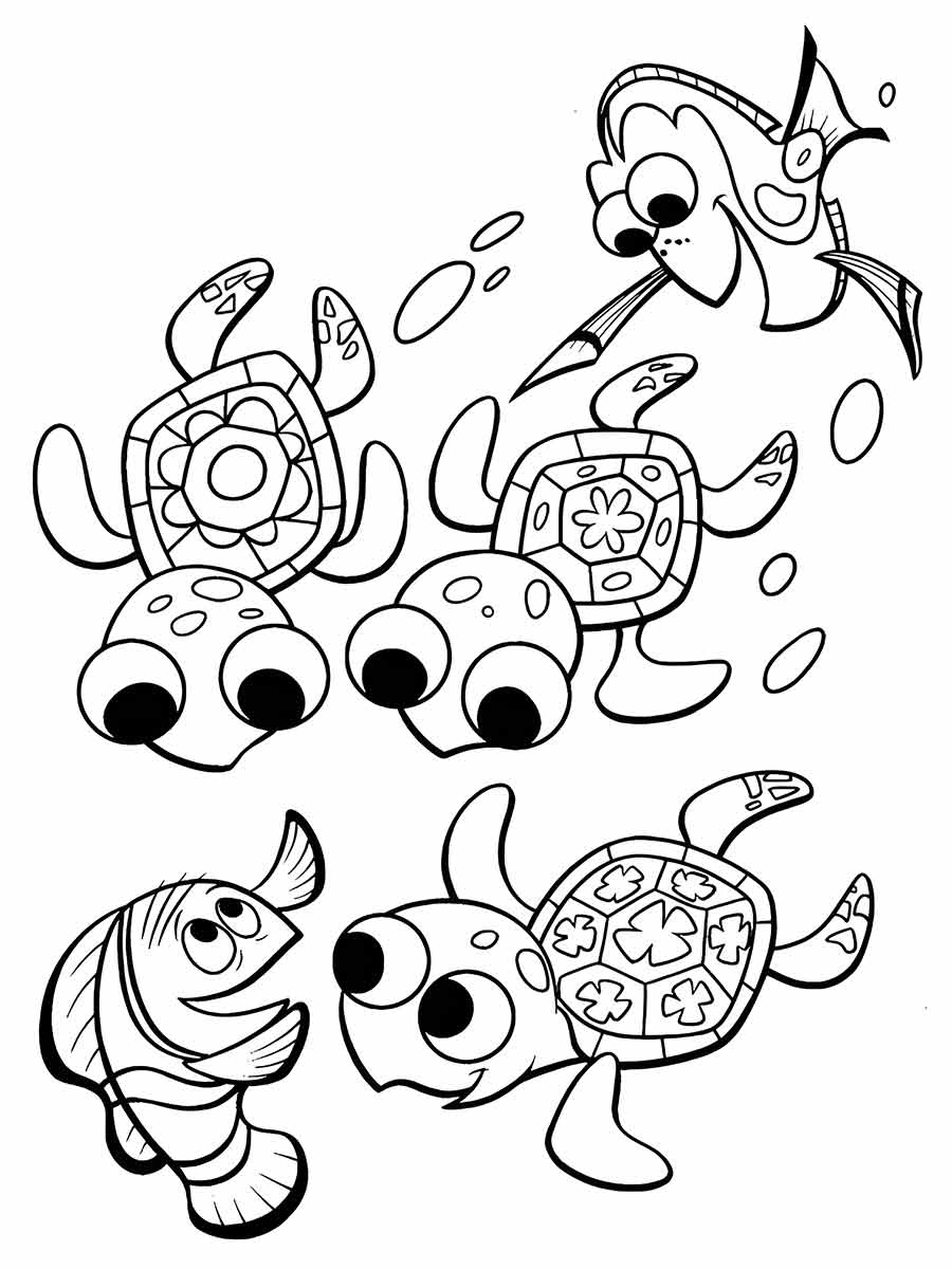 Turtle coloring page (17)