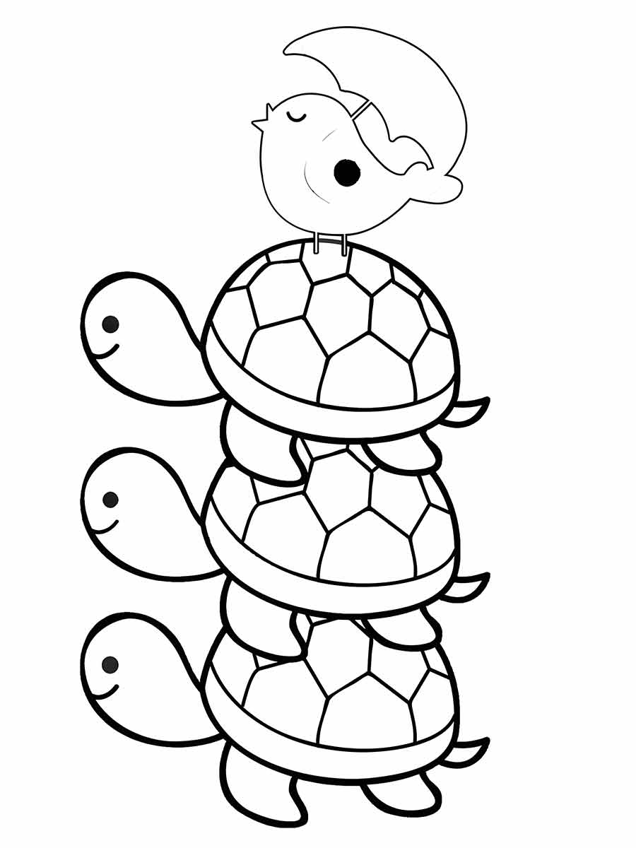 Turtle coloring page (18)