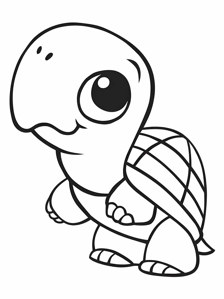 Turtle coloring page (29)