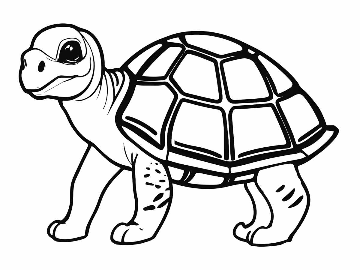 Turtle coloring page (38)