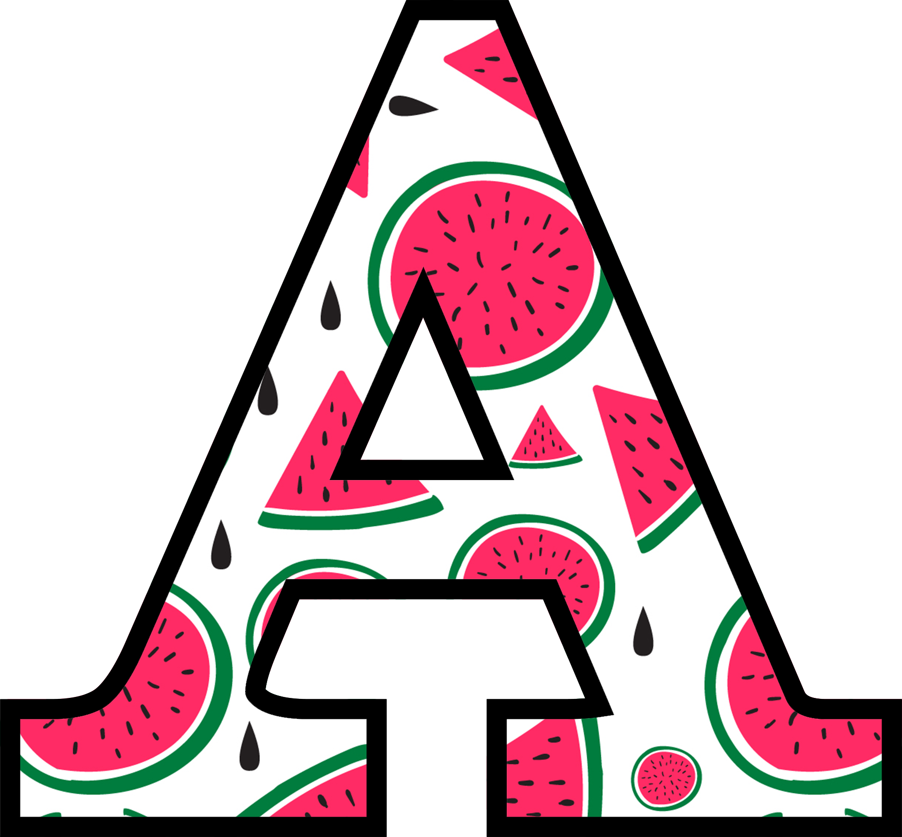 Watermelon Alphabet (1)