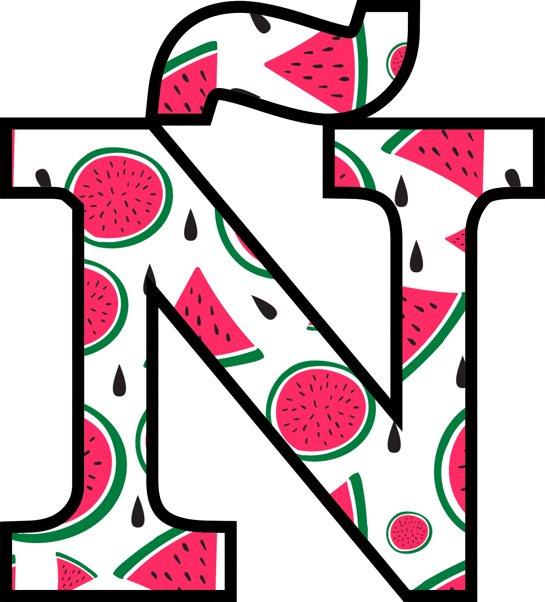 Watermelon Alphabet (15)