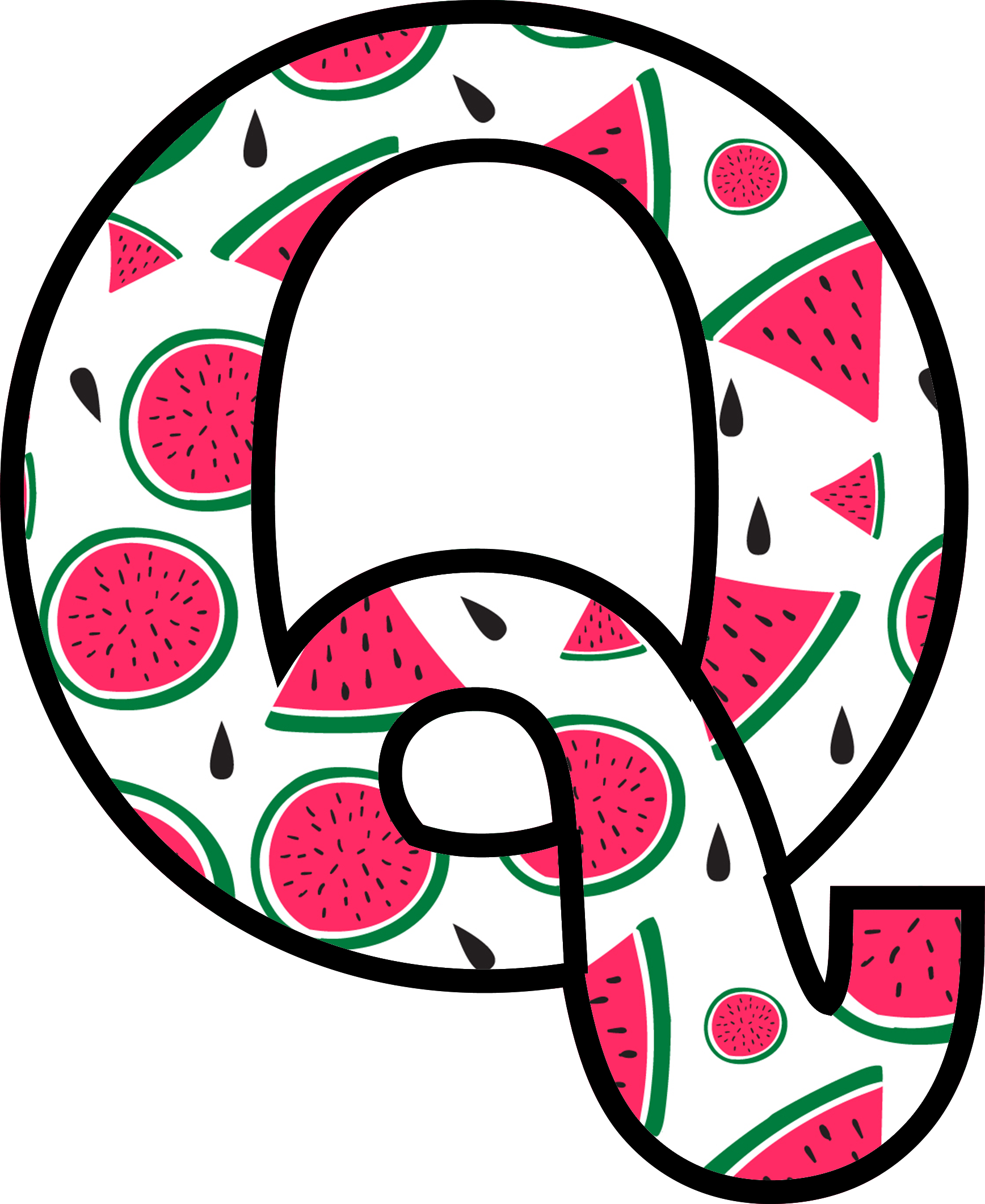 Watermelon Alphabet (18)