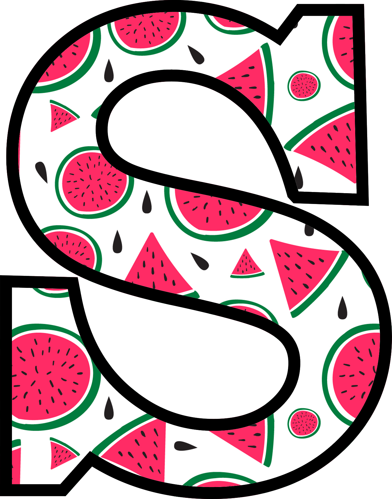 Watermelon Alphabet (20)