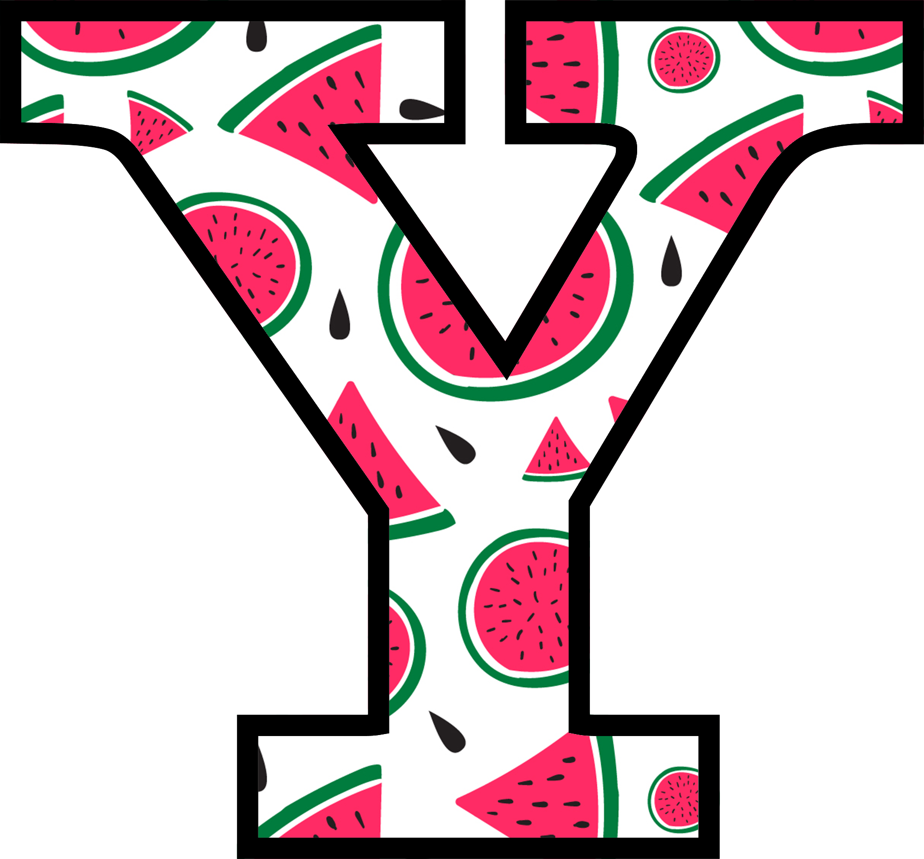 Watermelon Alphabet (26)