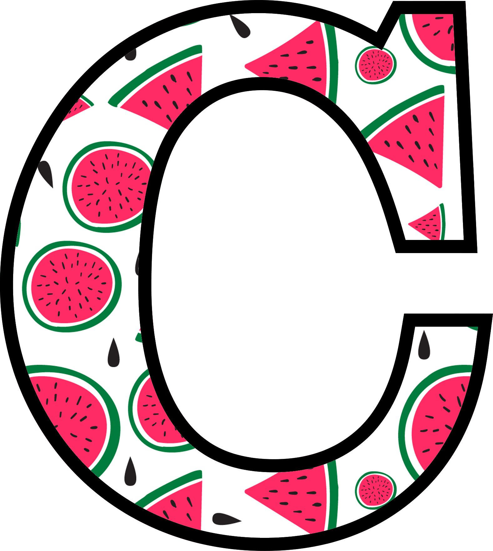 Watermelon Alphabet (3)