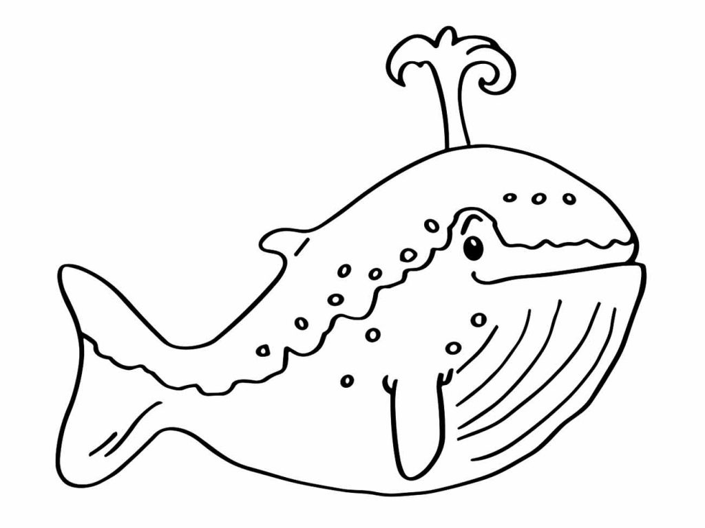 Whales coloring page (10)