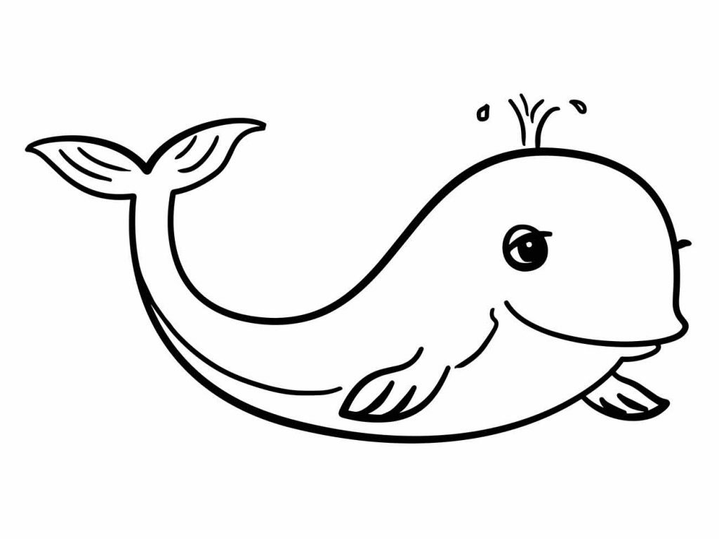 Whales coloring page (12)