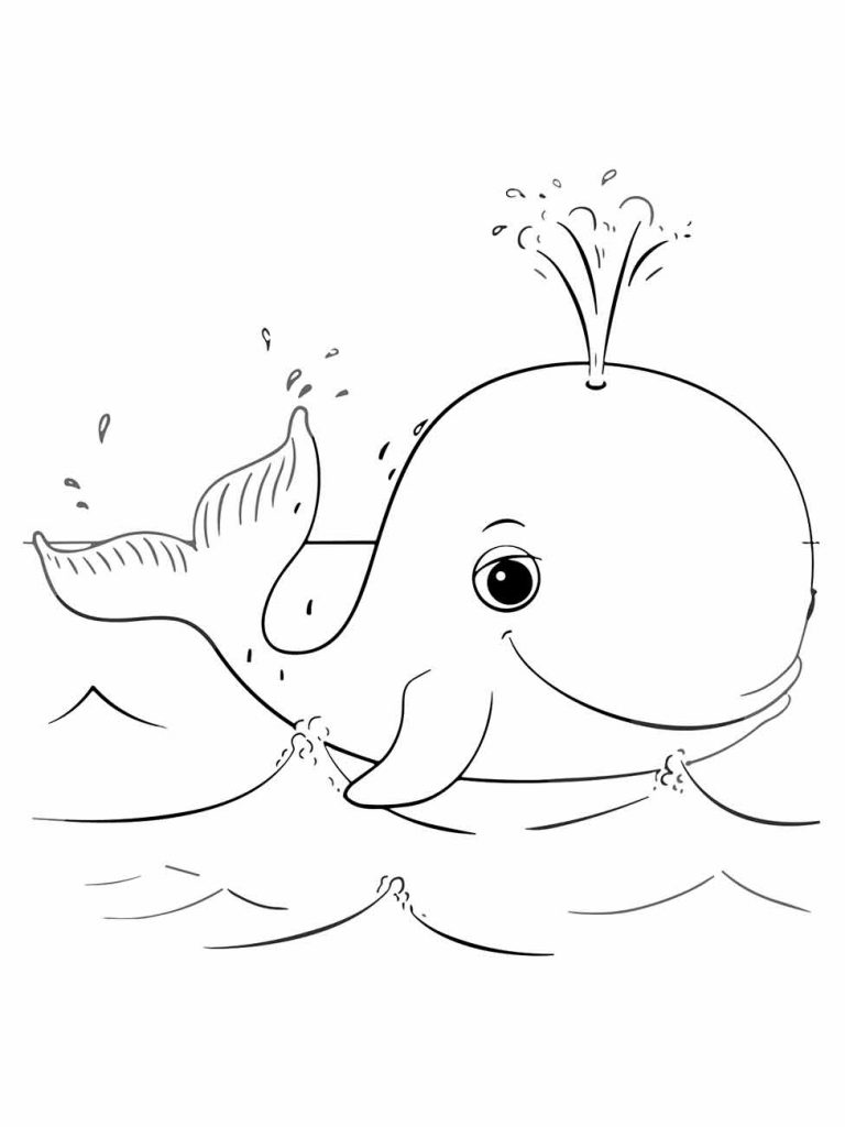 Whales coloring page (23)