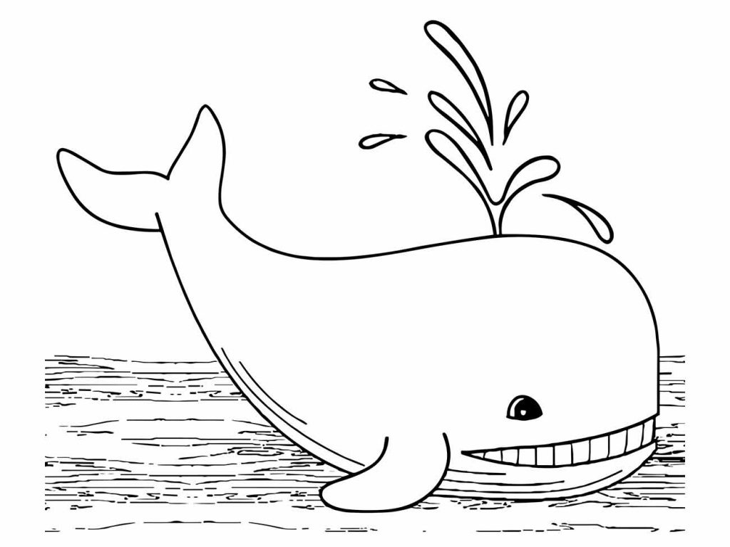 Whales coloring page (32)