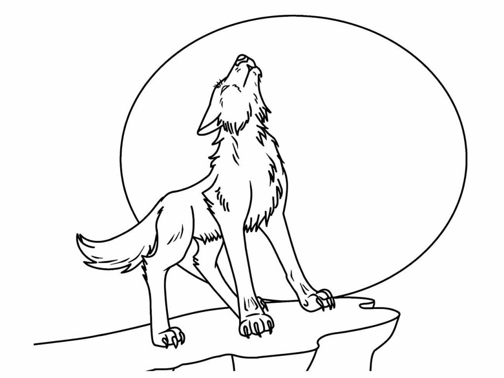 Wolf coloring page (17)