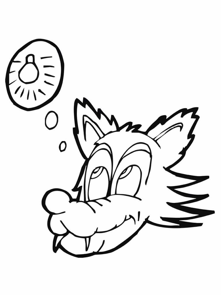 Wolf coloring page (19)