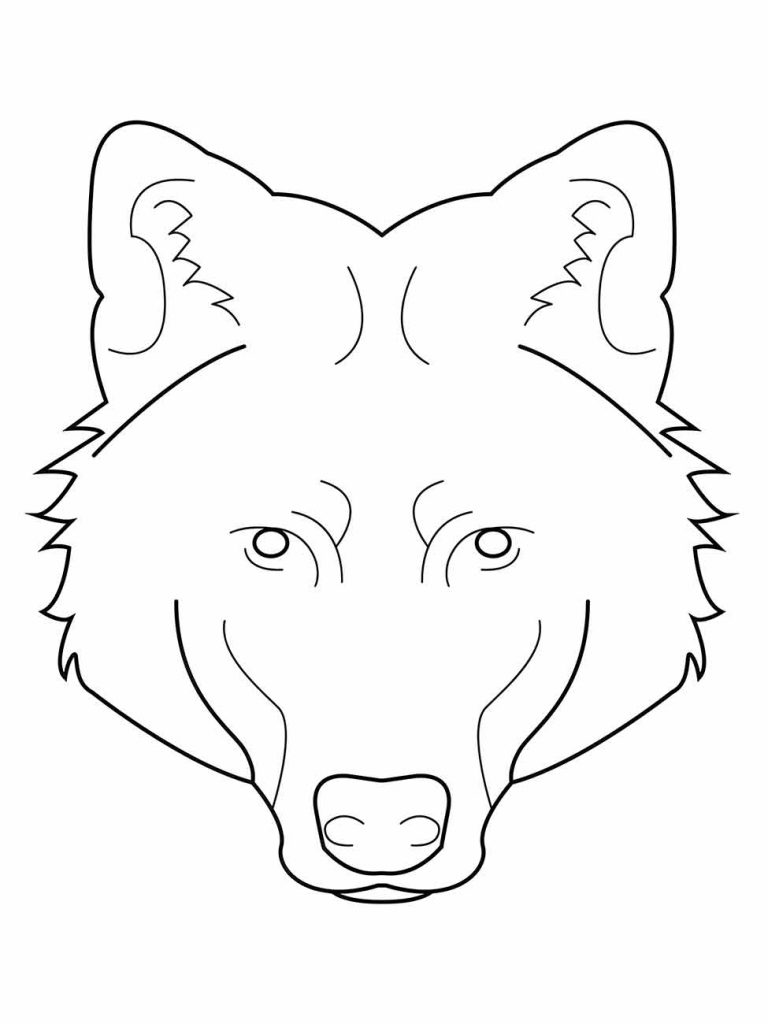 Wolf coloring page (21)