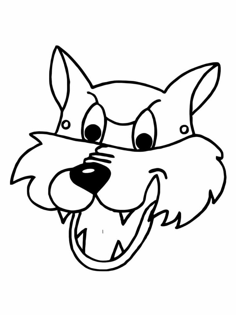 Wolf coloring page (22)