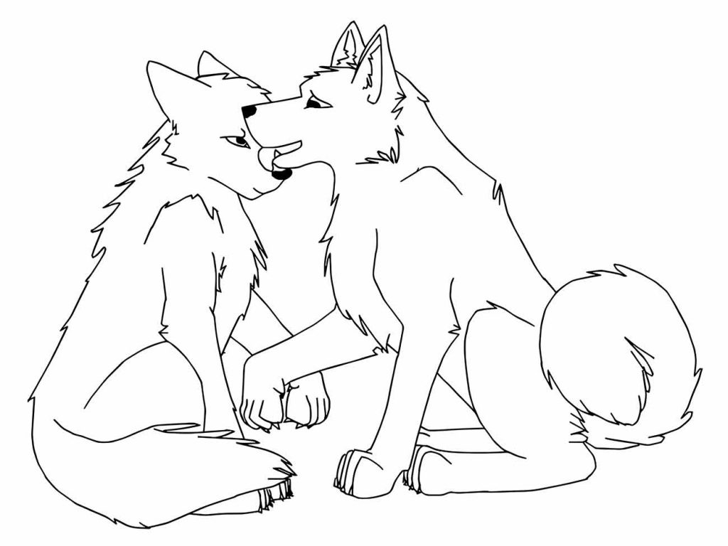 Wolf coloring page (23)