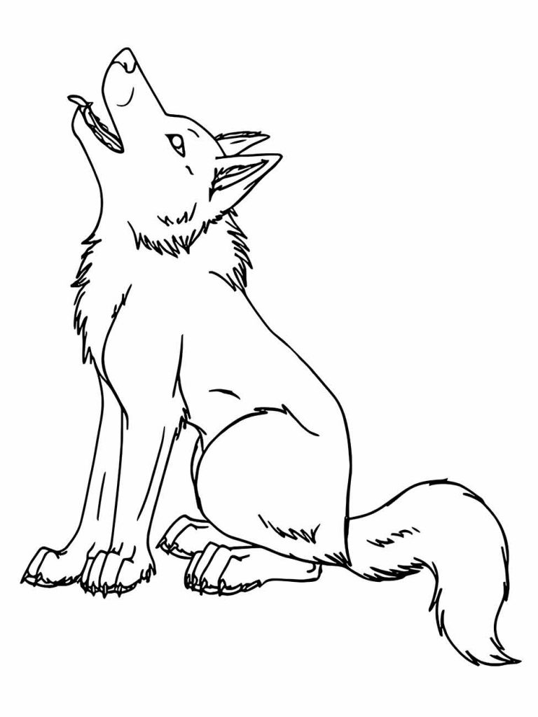 Wolf coloring page (27)