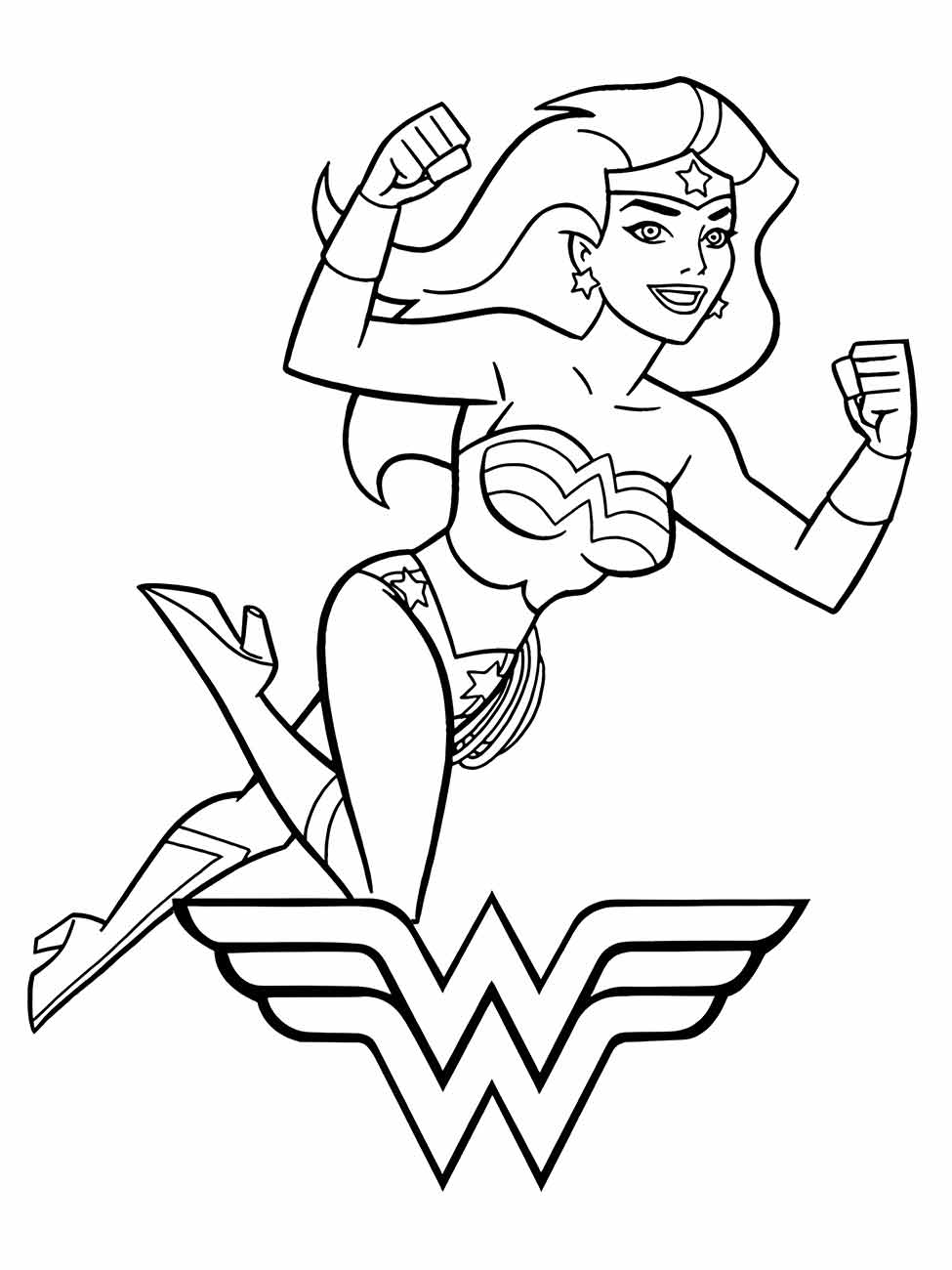 Wonder Woman coloring page (10)