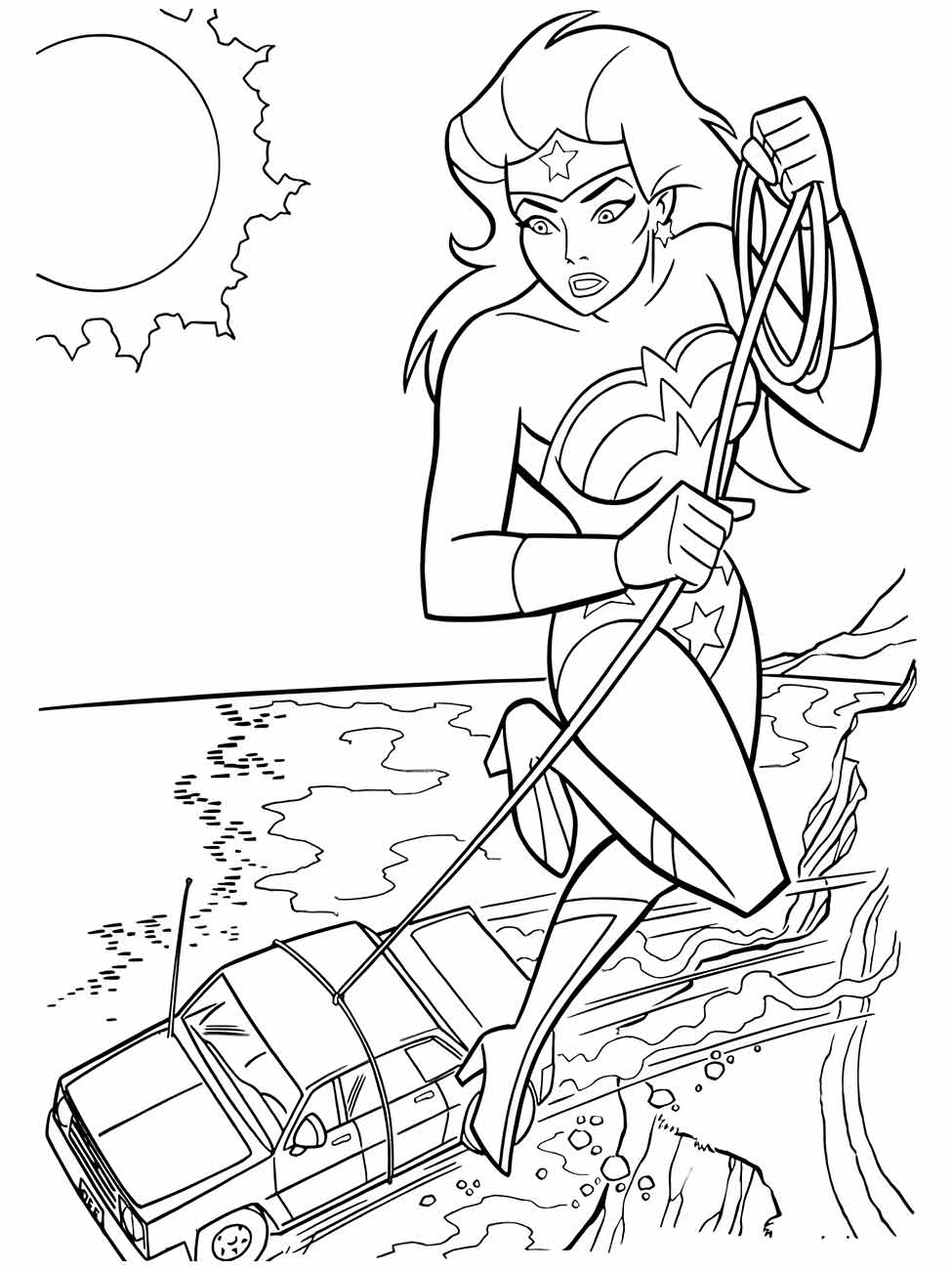 Wonder Woman coloring page (14)