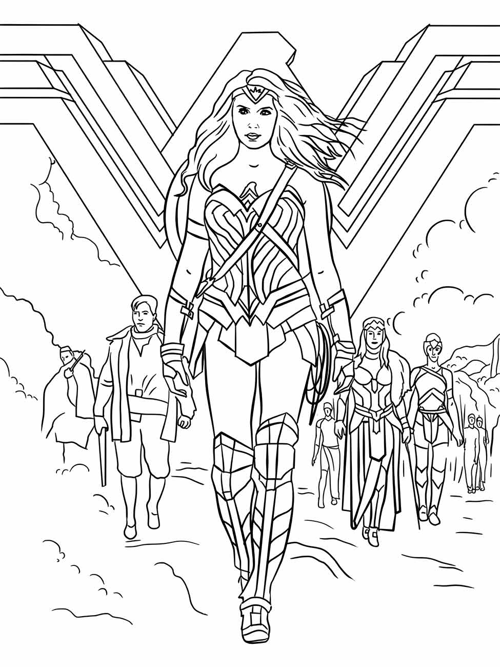 Wonder Woman coloring page (17)