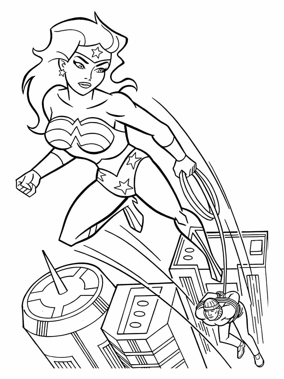 Wonder Woman coloring page (20)