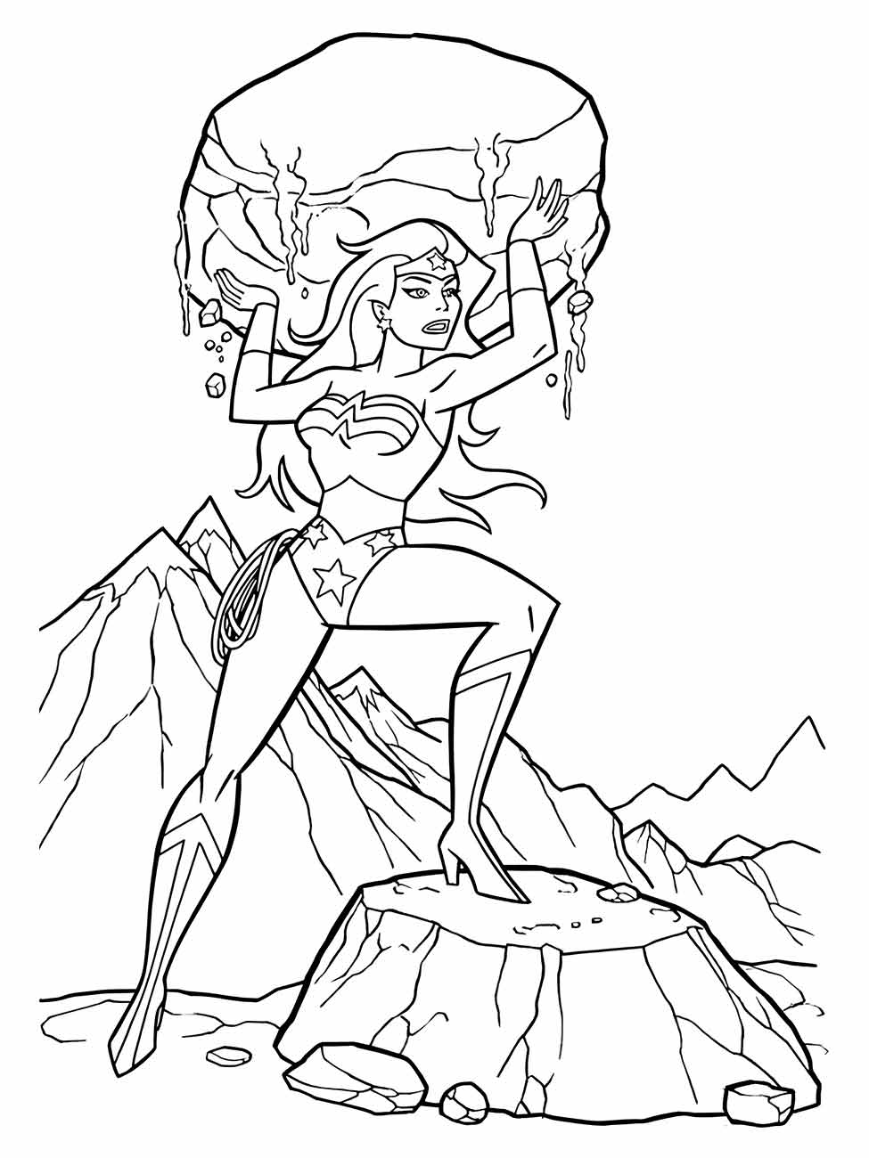 Wonder Woman coloring page (21)