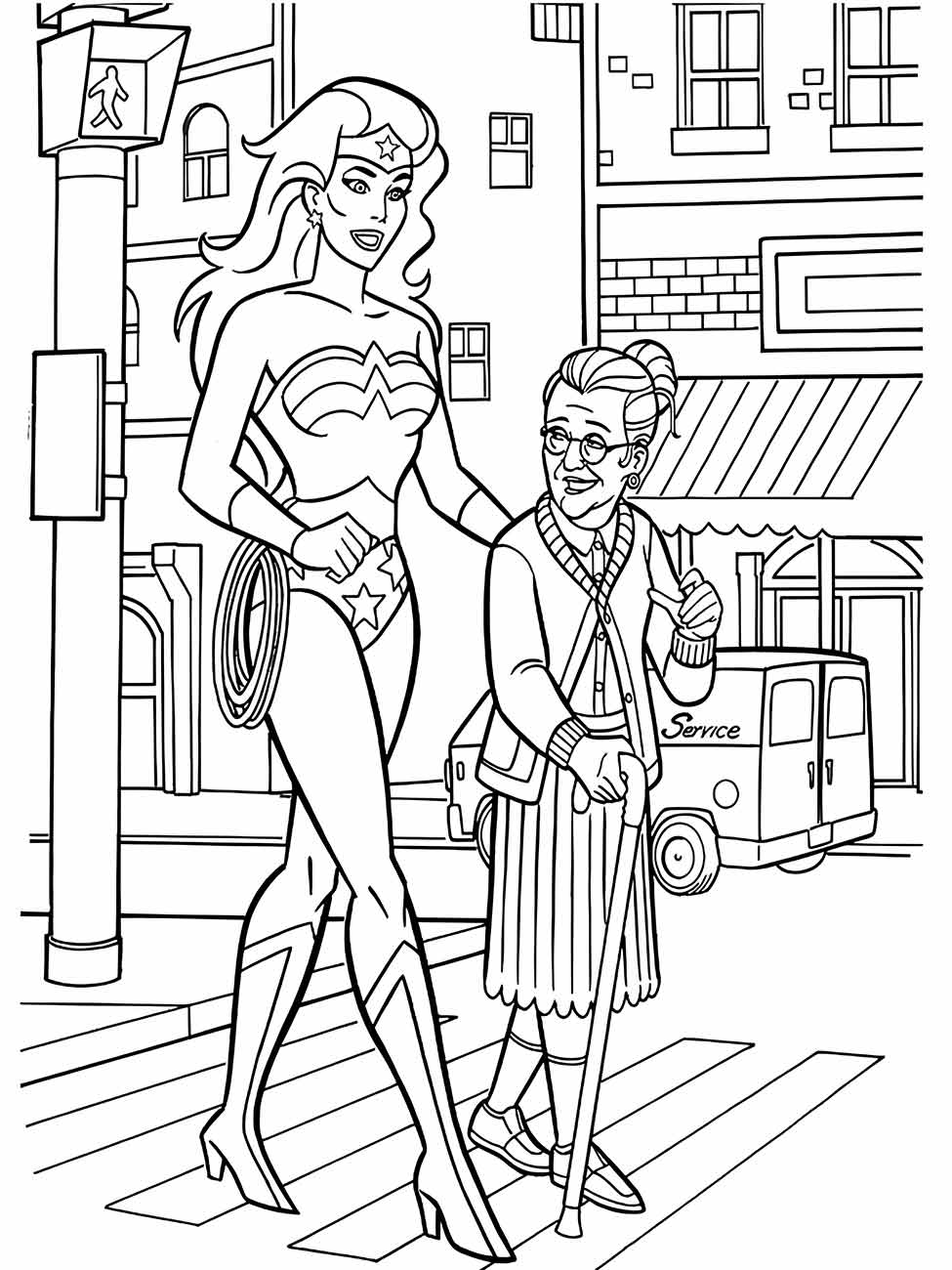 Wonder Woman coloring page (26)