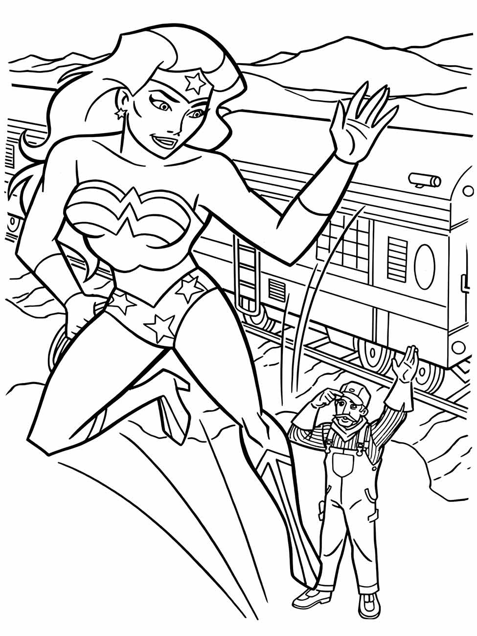 Wonder Woman coloring page (27)