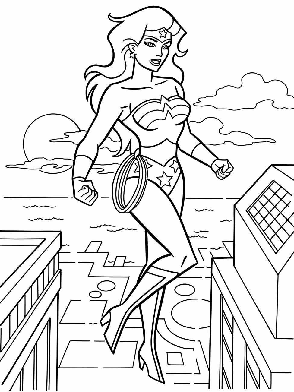 Wonder Woman coloring page (3)