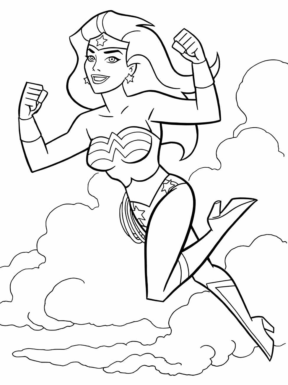 Wonder Woman coloring page (4)