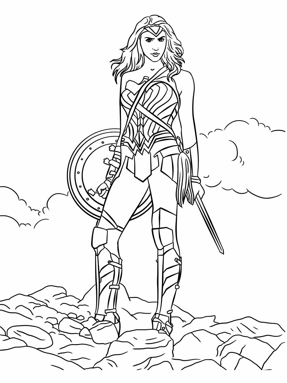 Wonder Woman coloring page (5)