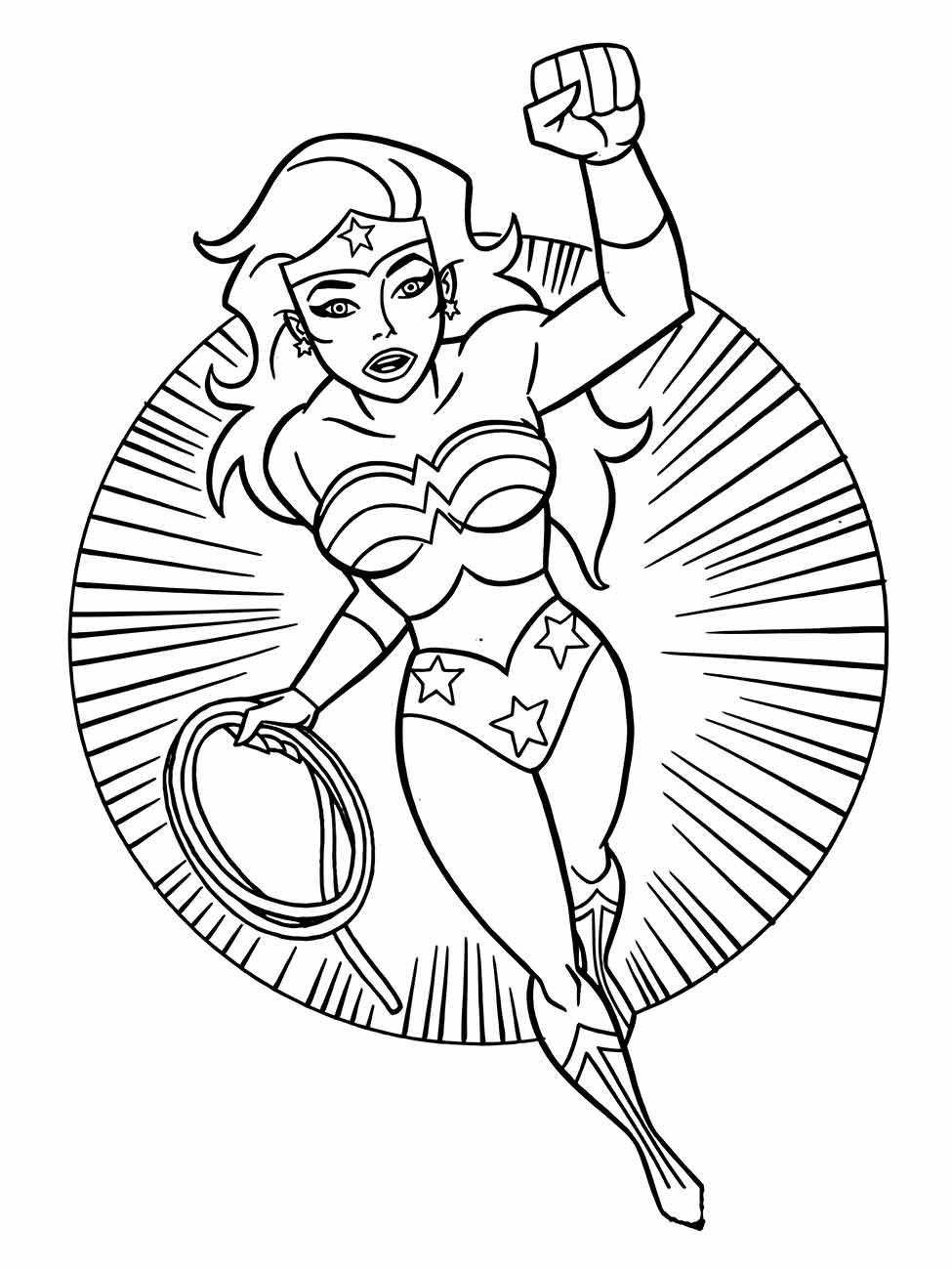 Wonder Woman coloring page (8)