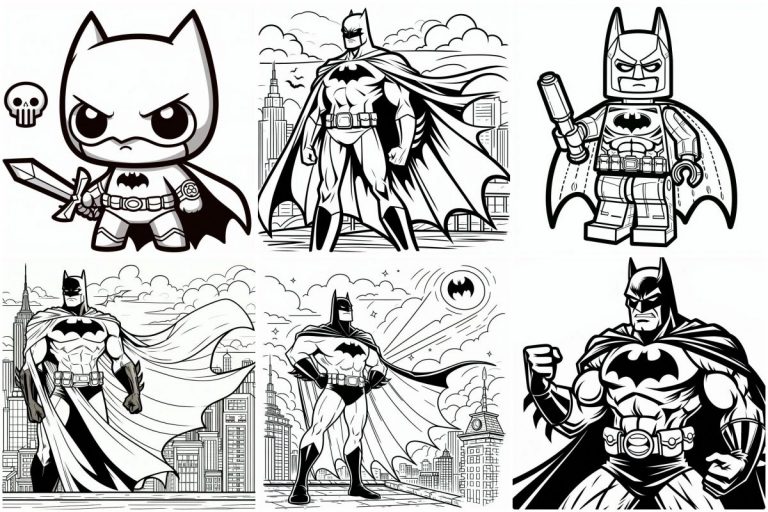 coloringpages Batman coloring pages