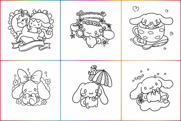 coloringpages Cinnamoroll coloring pages