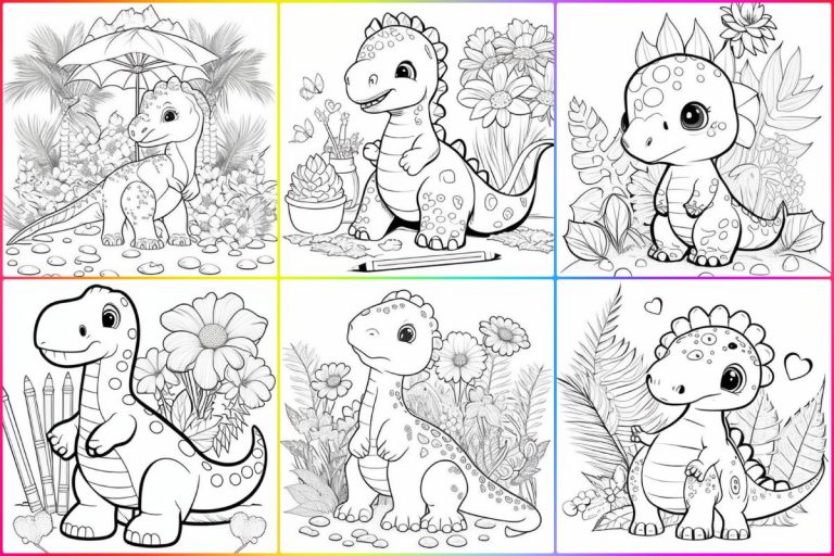 coloringpages Dinossaurs coloring pages