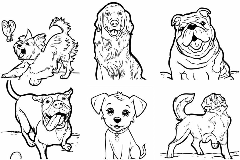 coloringpages Dog Coloring pages