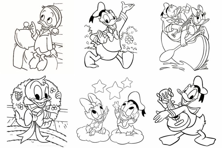 coloringpages Donald coloring pages