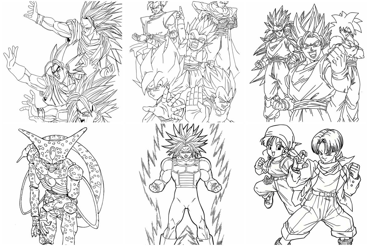 Dragon Ball Z coloring pages